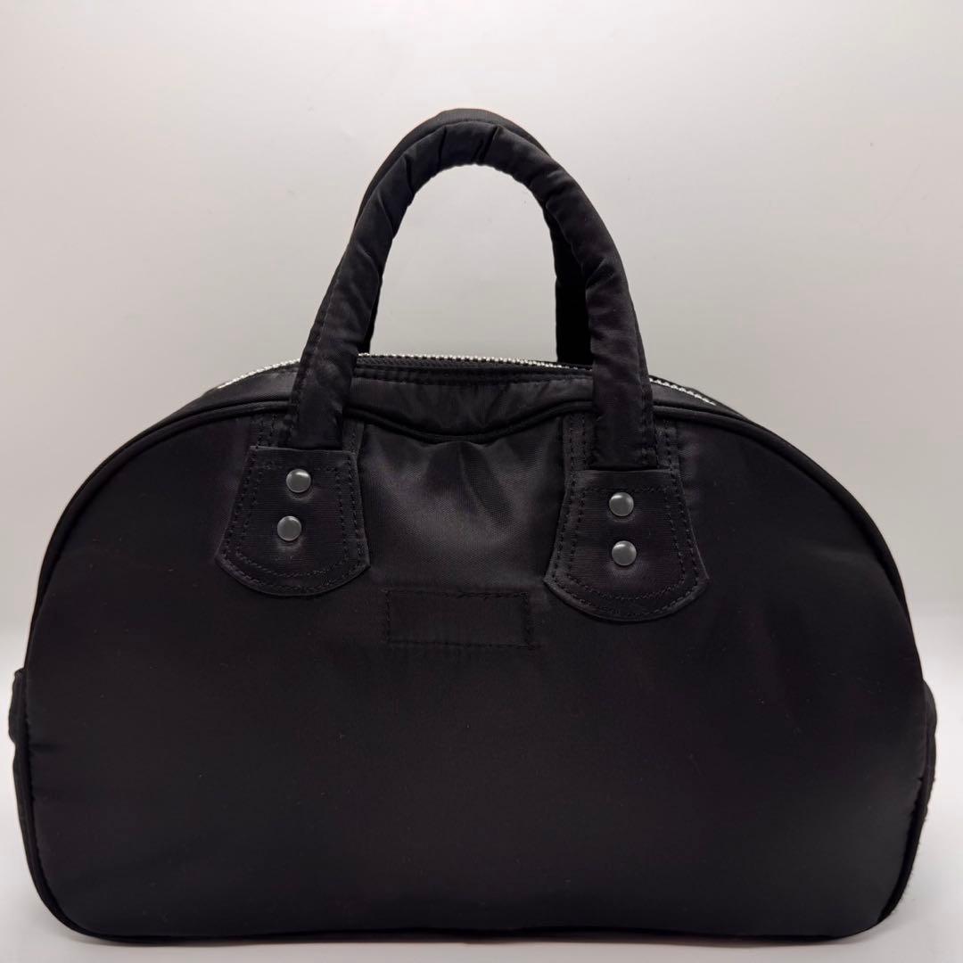 美品　ヘッドポーター　タンカー　ミニボストンバッグ　ナイロン　ブラック