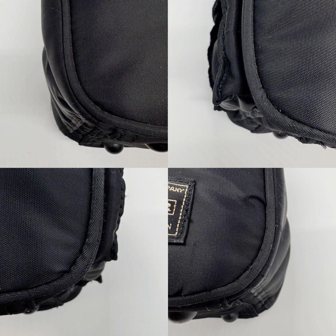 美品　ヘッドポーター　タンカー　ミニボストンバッグ　ナイロン　ブラック