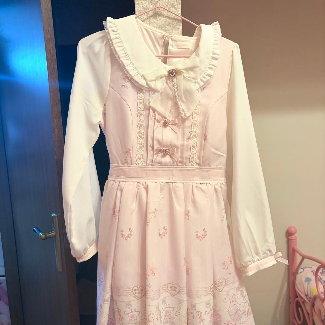 LIZ LISA リズリサ CupcakeBunny柄ワンピース　ピンク