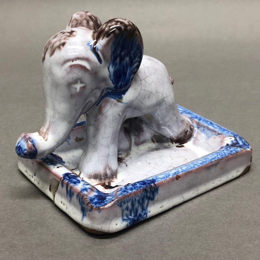 アンティーク　骨董　陶器の象