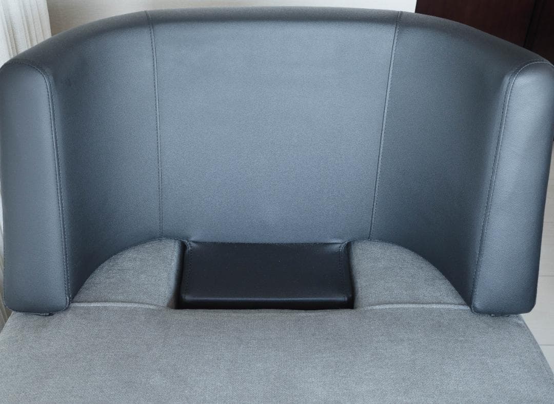 ニトリ 布張りカウチソファ ポーション2KD GY オットマンスタイル