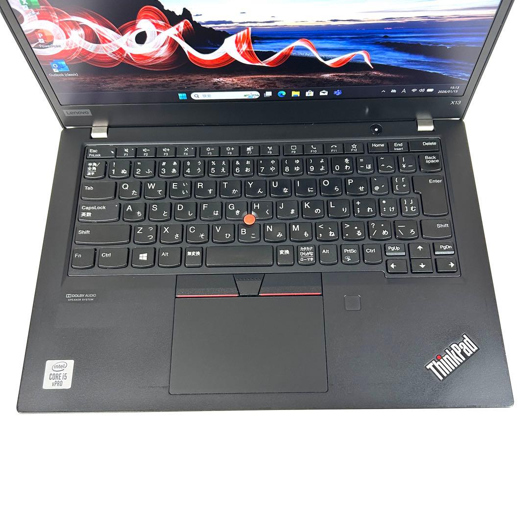 Lenovo ThinkPad X13 Gen1 256GB バッテリー良好