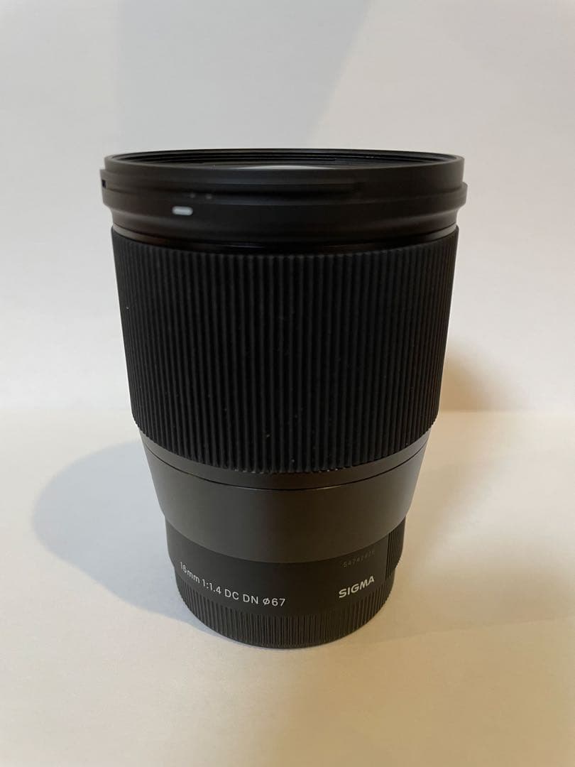【極美品】SIGMA 16mm F1.4 DC DN ソニー 保護フィルター付