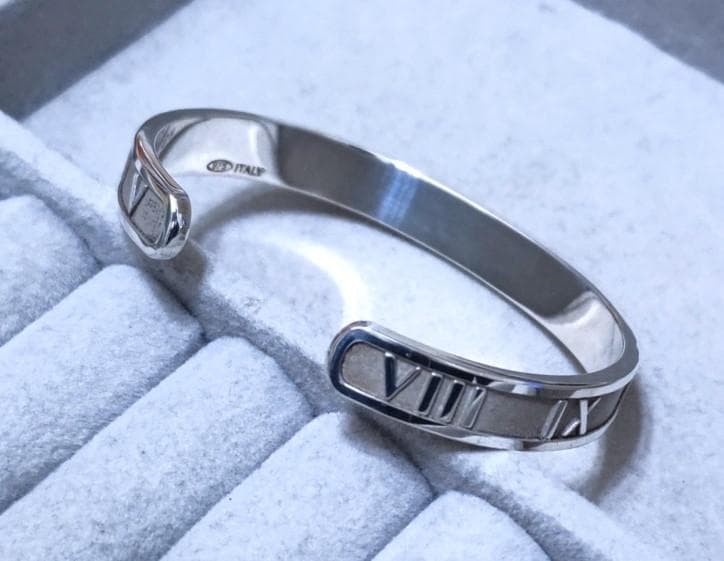 ティファニー　アトラス　シルバー925　バングル　箱保存袋付　40458