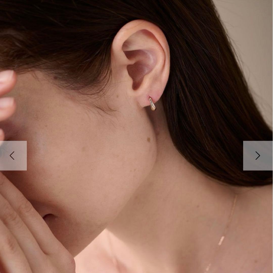 ete K10YG フープ ピアス　片耳