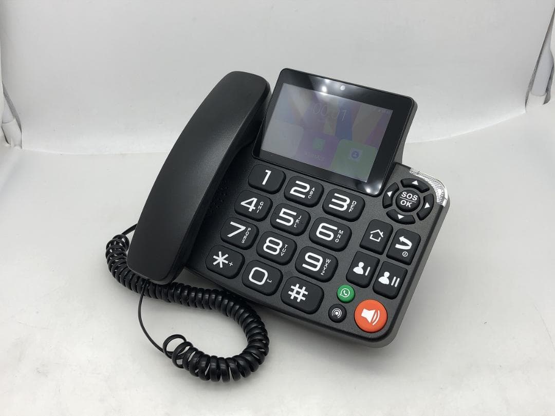 4G デュアルSIM 固定電話型スマホ H1 Pro 超美品 Playストア対応