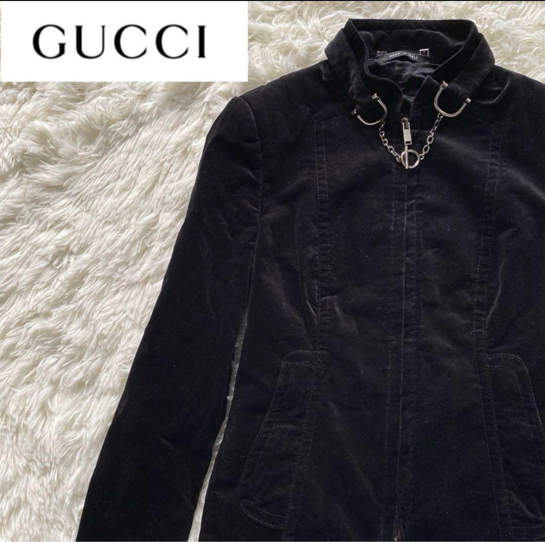 クリスマスセール　GUCCIトムフォード期　ベルベット　ジャケット