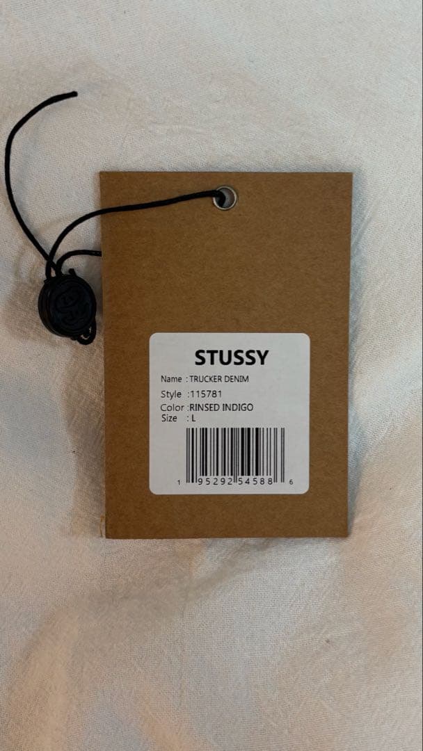 STUSSY TRUCKER JACKET DENIM L インディゴ