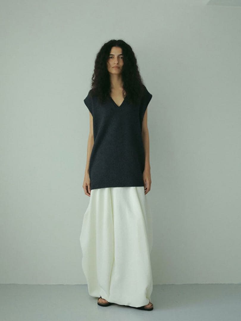 新品未使用 ETRE TOKYO★コットンカシミヤニットベスト