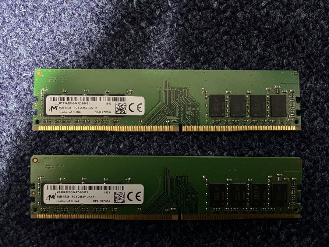 DDR4 メモリ PC用 16GB(8GBx2枚)