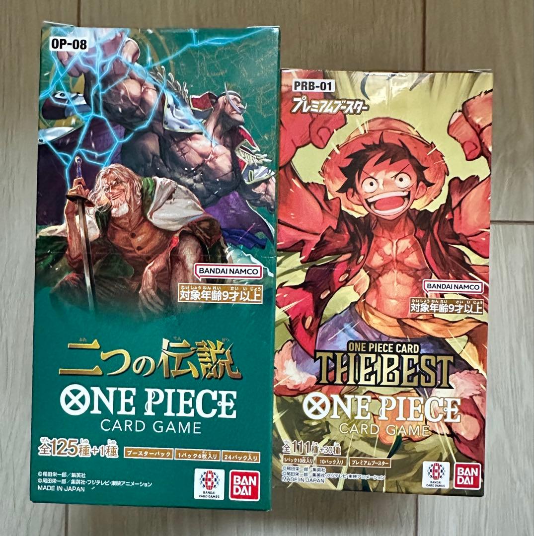 【新品未開封テープ付き】ワンピースザベスト 二つの伝説 BOX