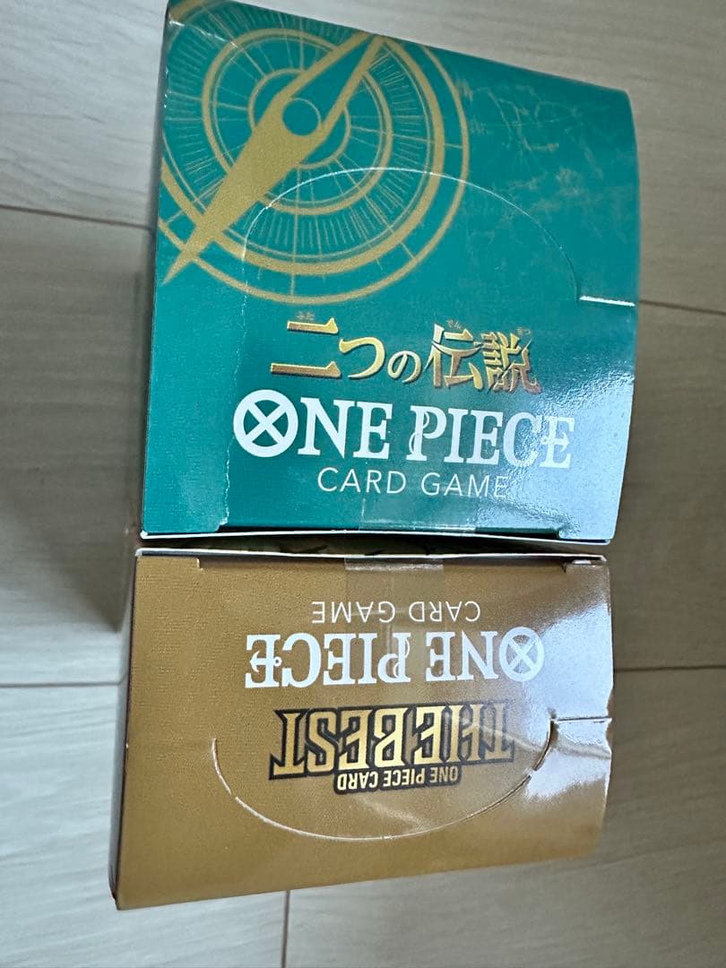【新品未開封テープ付き】ワンピースザベスト 二つの伝説 BOX