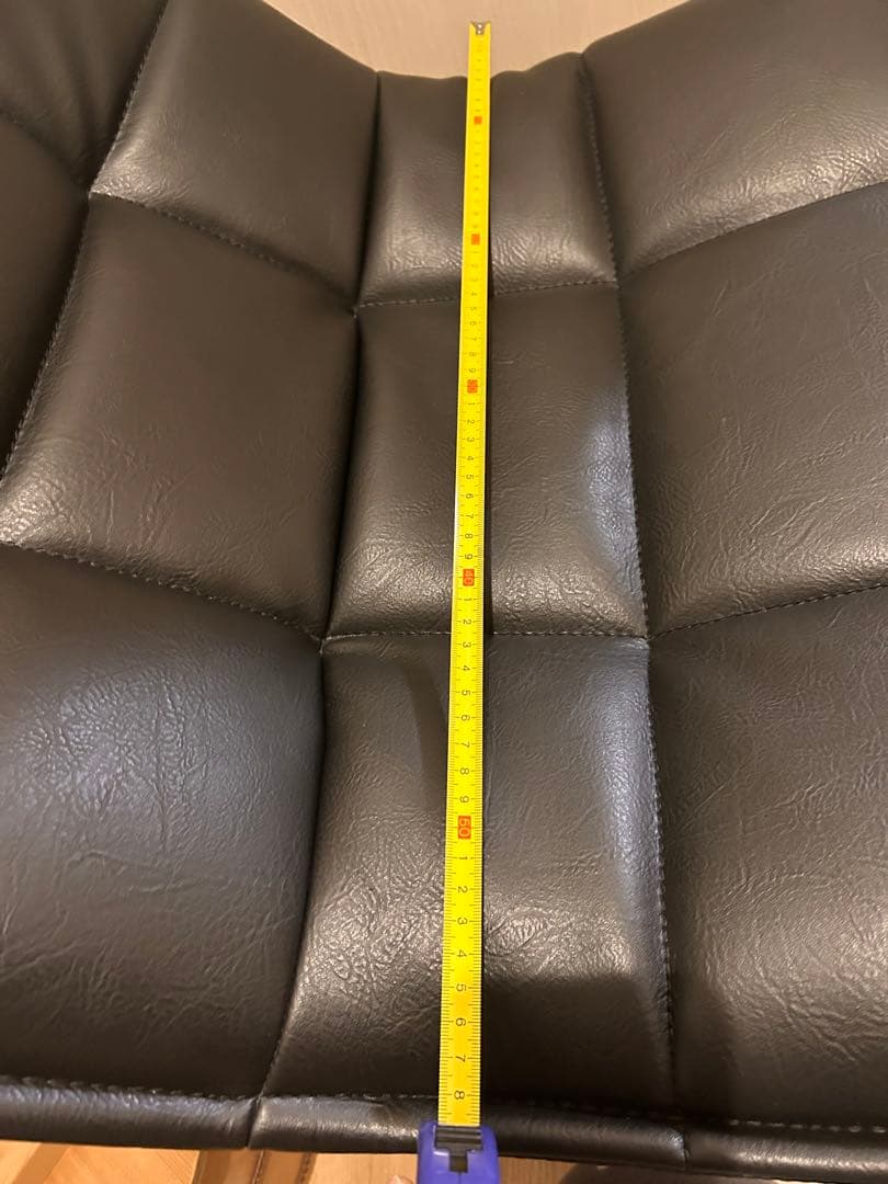 デザイナーズチェア ブラック レザー調 モダン 1人掛け