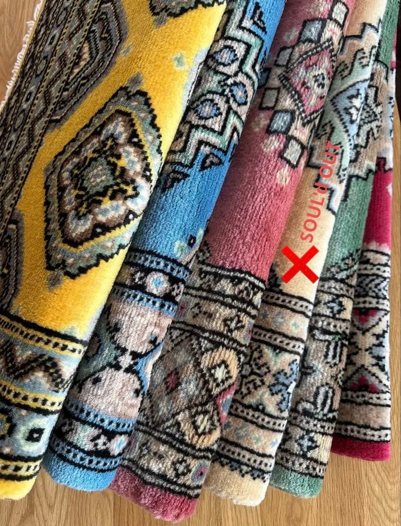 パキスタン段通 マット ラグ ③