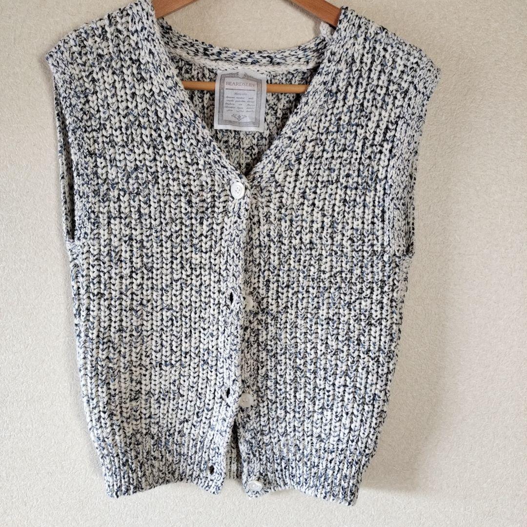 BEARDSLEY ビアズリー　ハンドニットベスト　超美品　¥22000