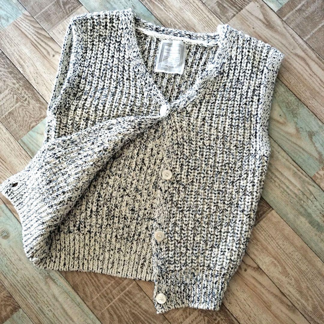 BEARDSLEY ビアズリー　ハンドニットベスト　超美品　¥22000