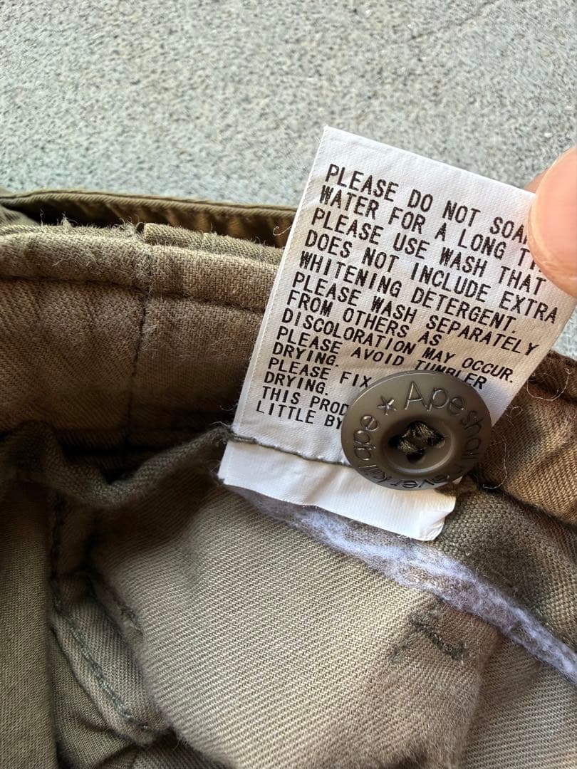 パンツ A BATHING APE Oversized Cargo Pants