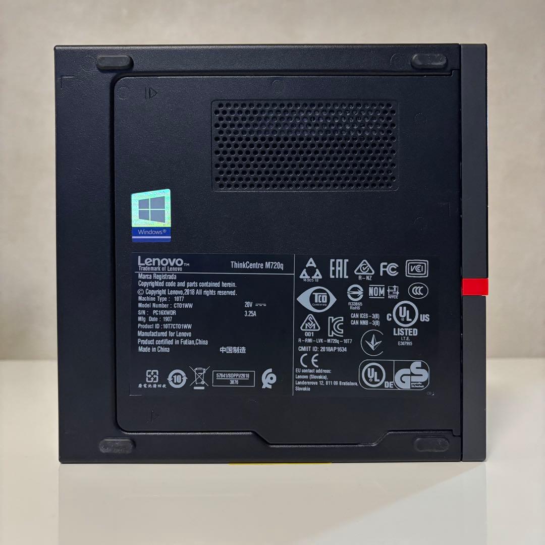 Windowsデスクトップ Lenovo ThinkCentre M720q Tiny Core i5