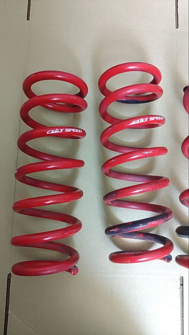 デリカD5 COLT SPEED ローダウンスプリング 4本セット