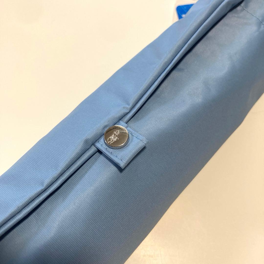 新品　ポロラルフローレン 晴雨兼用折りたたみ日傘　レインベア ブルー ポロベア