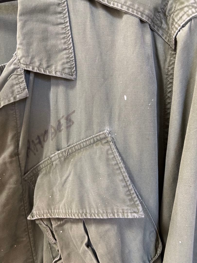 60s ジャングルファティーグジャケット 2nd ノンリップ 実物　古着　米軍