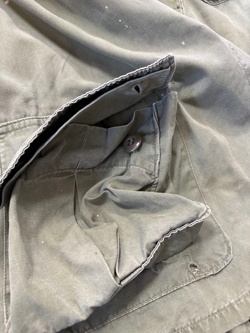 60s ジャングルファティーグジャケット 2nd ノンリップ 実物　古着　米軍