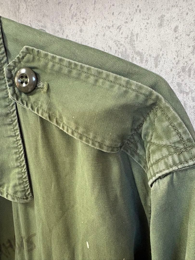 60s ジャングルファティーグジャケット 2nd ノンリップ 実物　古着　米軍