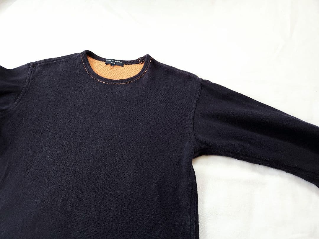 COMME des GARCONS HOMME　カットソー　長袖　ネイビー