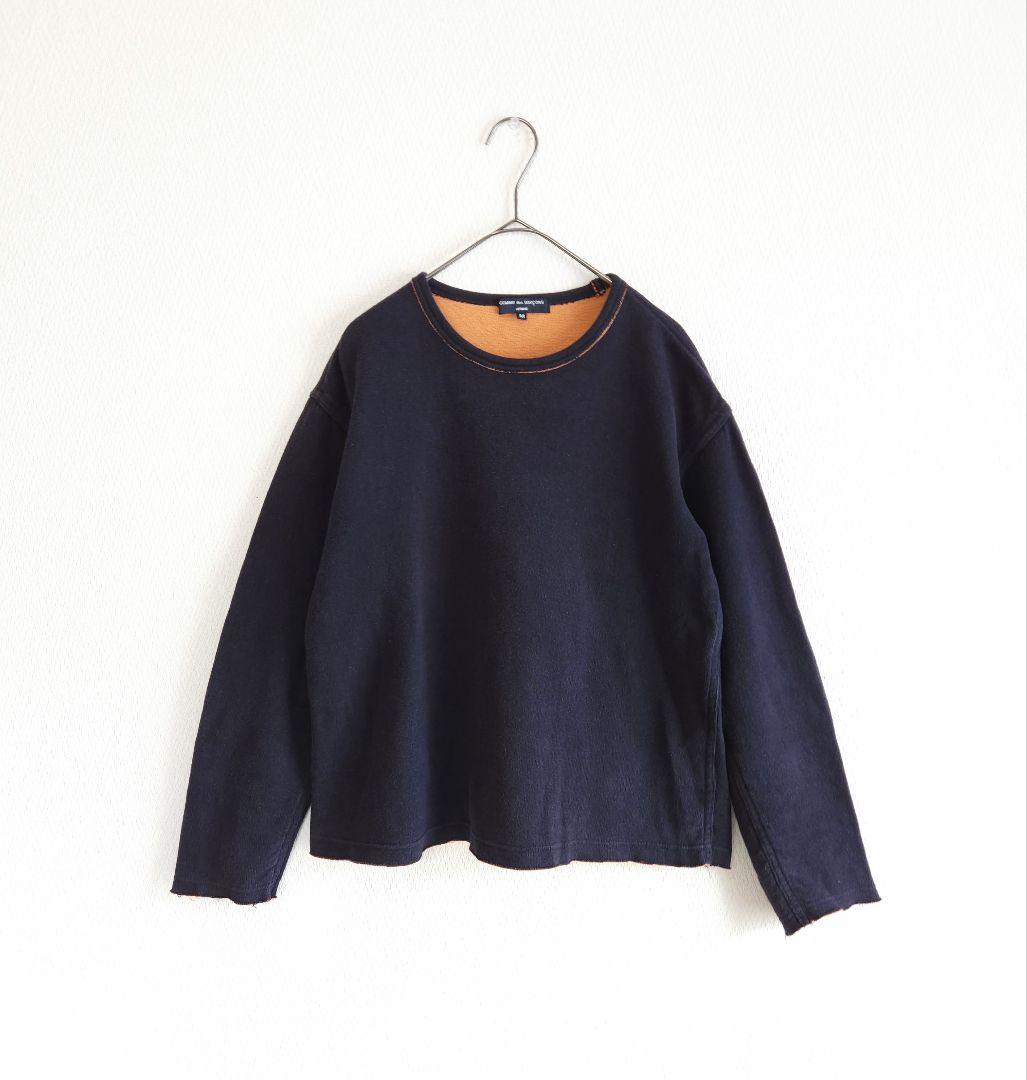 COMME des GARCONS HOMME　カットソー　長袖　ネイビー