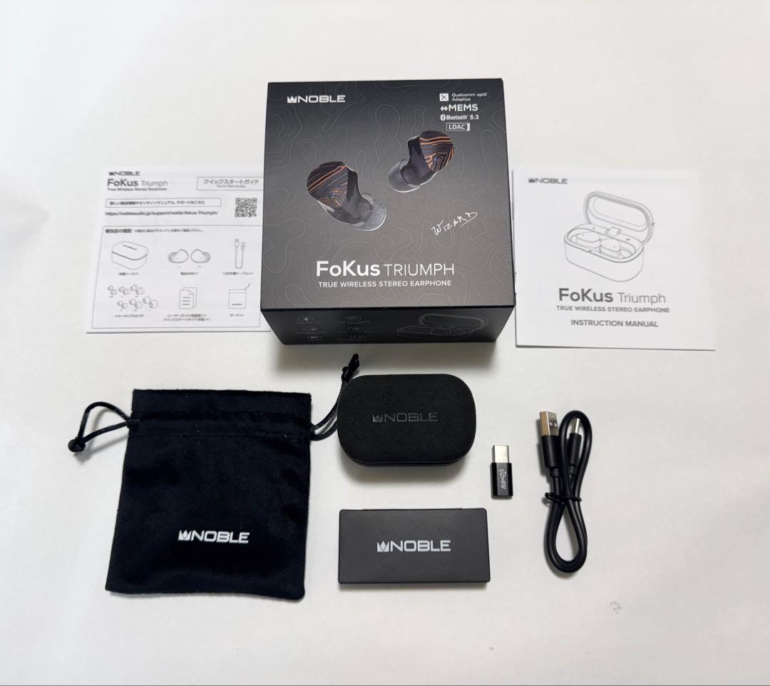 イヤホン Noble Audio FoKus TRIUMPH