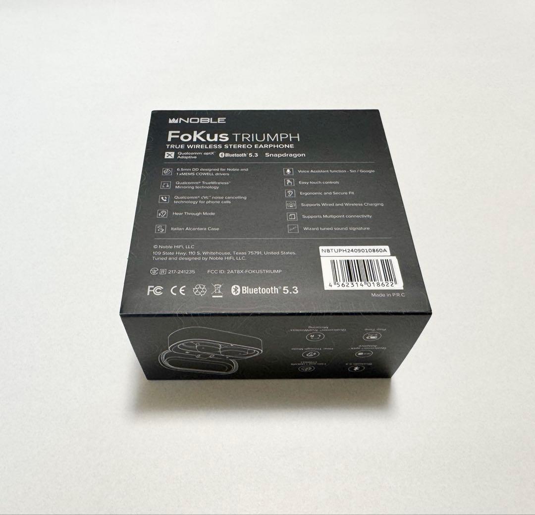 イヤホン Noble Audio FoKus TRIUMPH