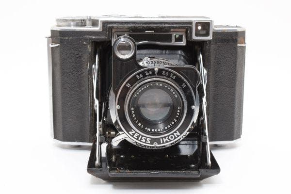 蛇腹カメラ ZEISS IKON Super-Six#486 本革ケース付き
