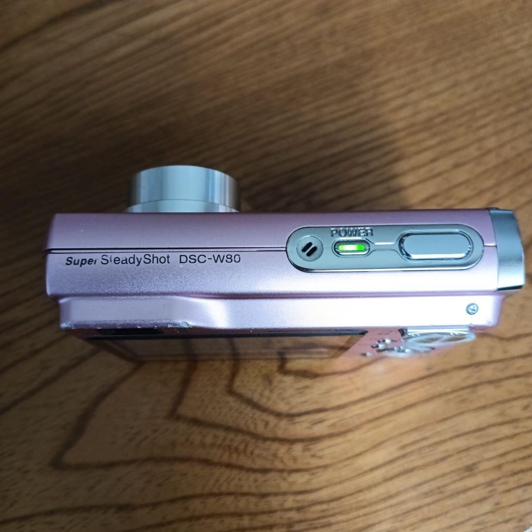 Sony Cyber-shot 7.2メガピクセル ピンク　DSC-W80
