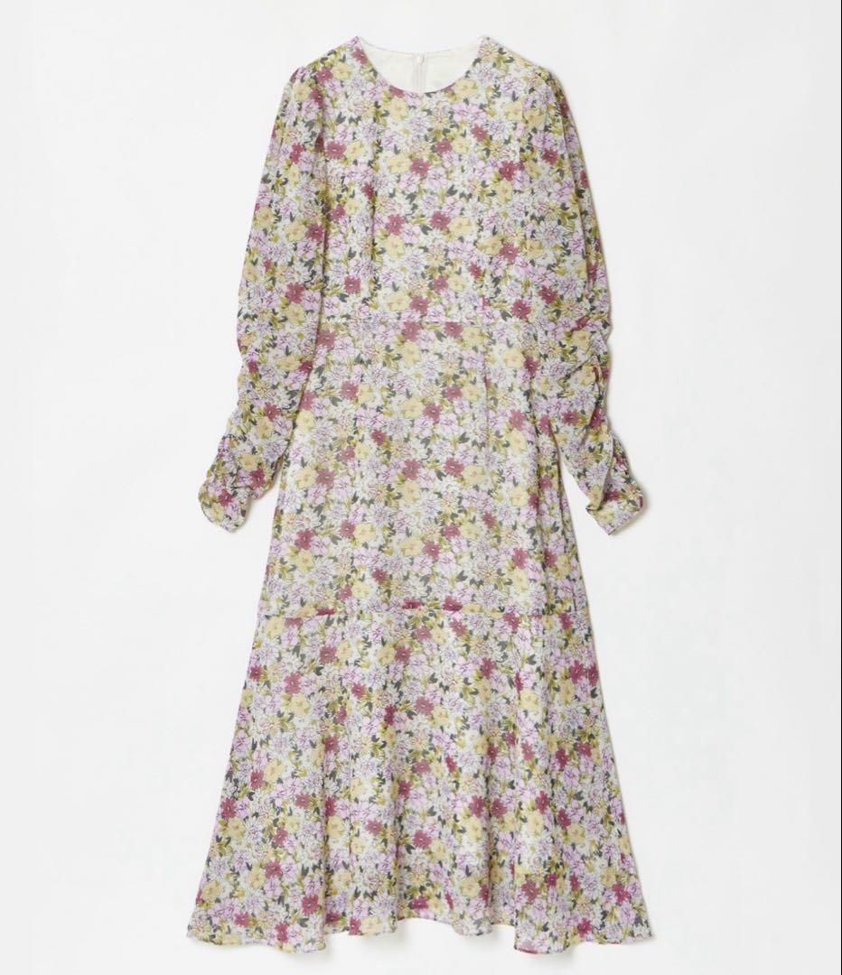 LOULOU WILLOUGHBY 花柄ロングワンピース