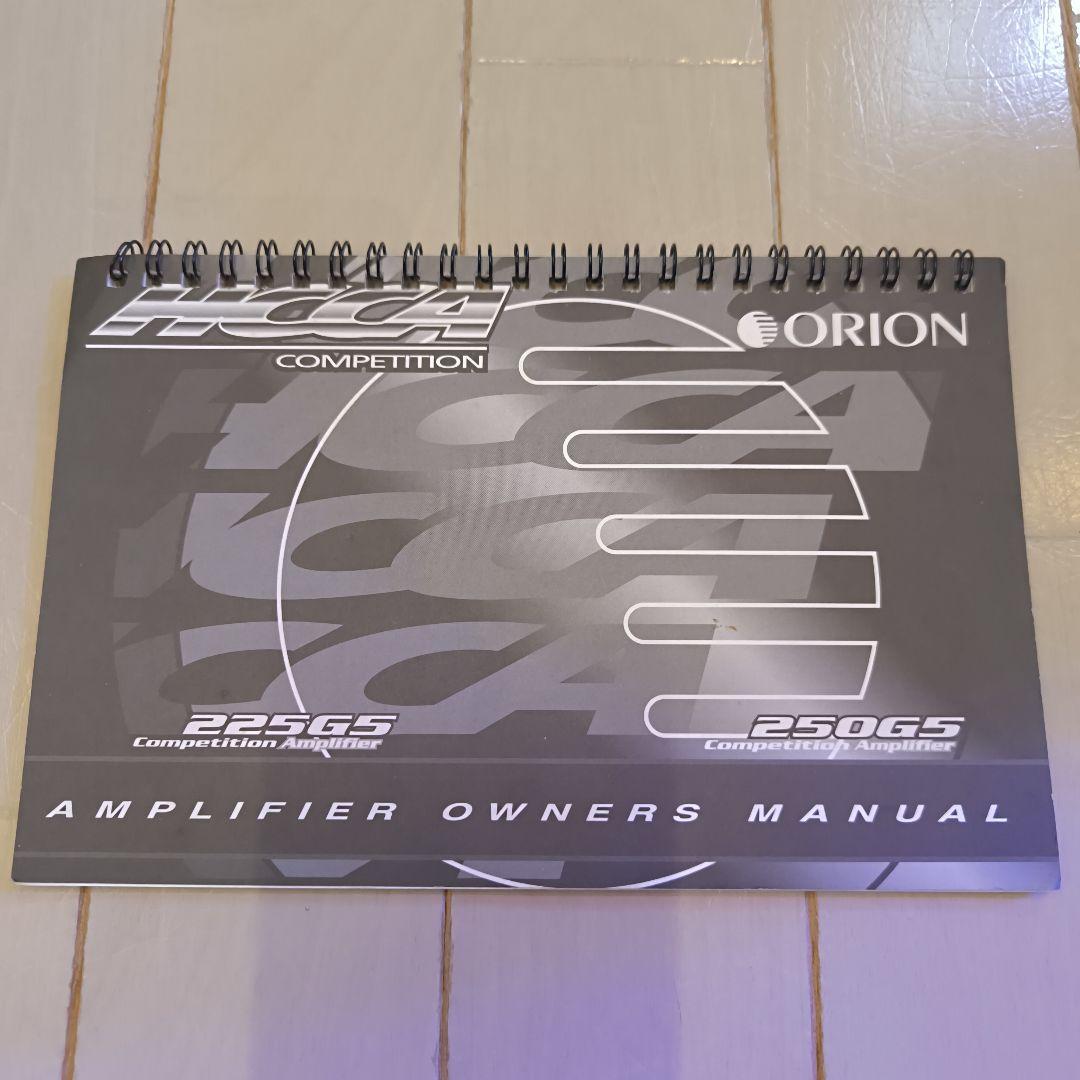 美品！ORION HCCA 250GS Competitionアンプ