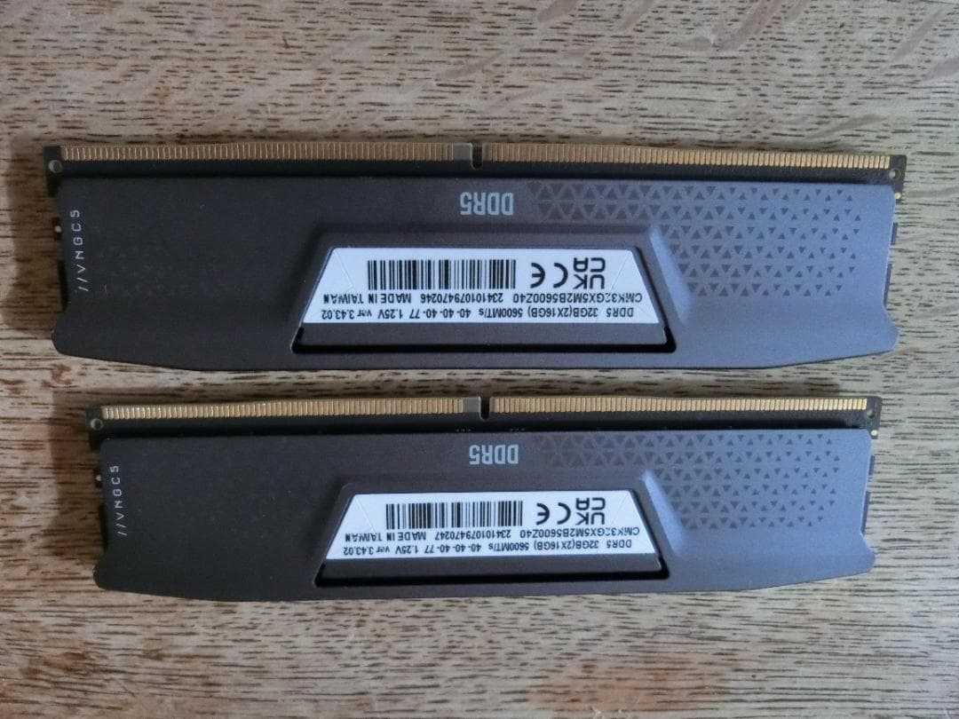 CORSAIR PCメモリ DDR5-5600MHz 16GB X 2 32Gb