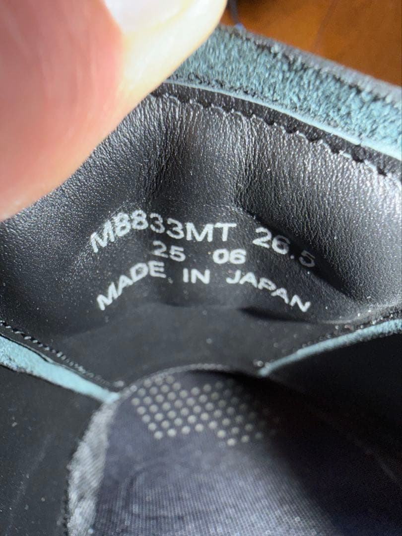 madras内羽根ストレートチップリカバリードレススニーカー 試着のみ 外無し