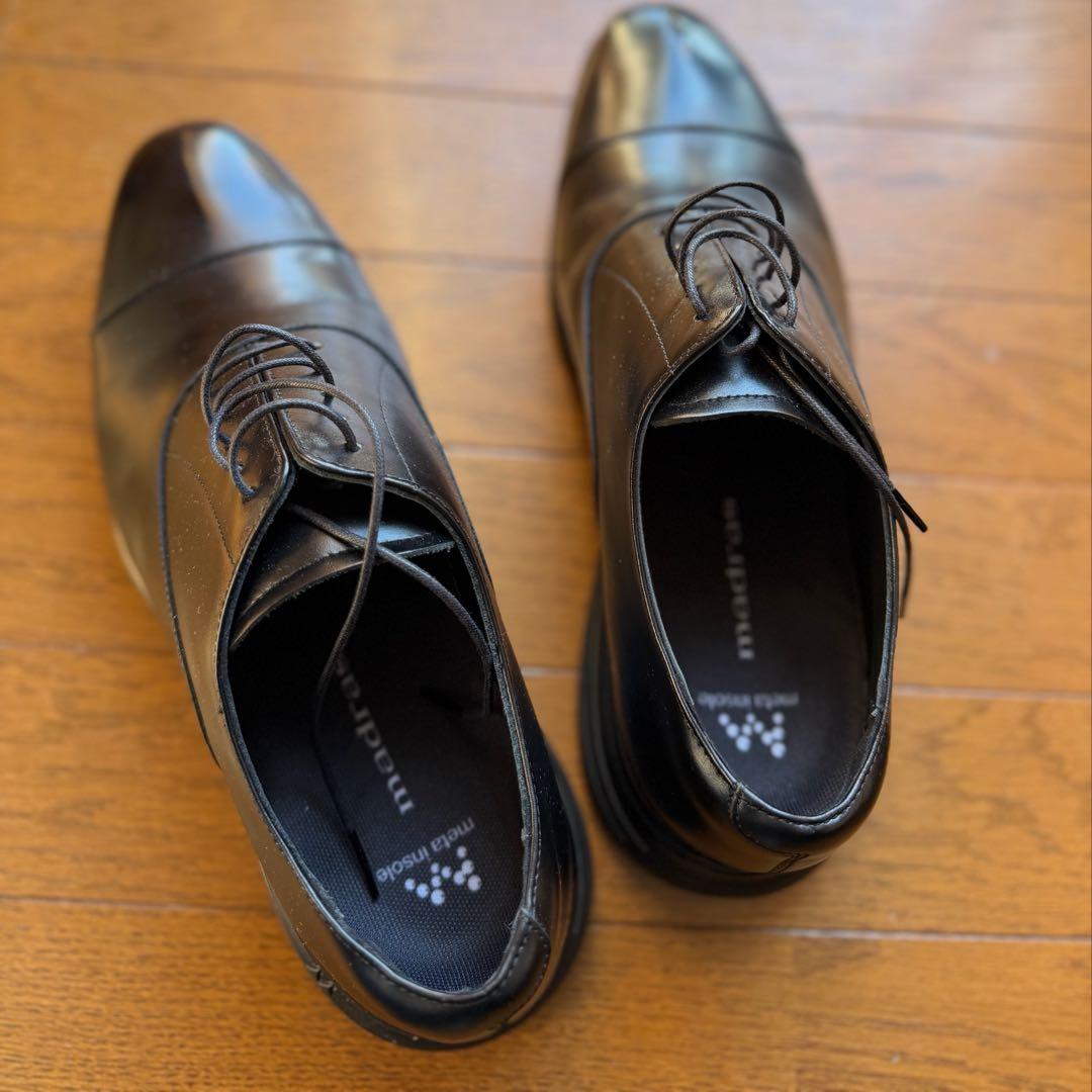 madras内羽根ストレートチップリカバリードレススニーカー 試着のみ 外無し