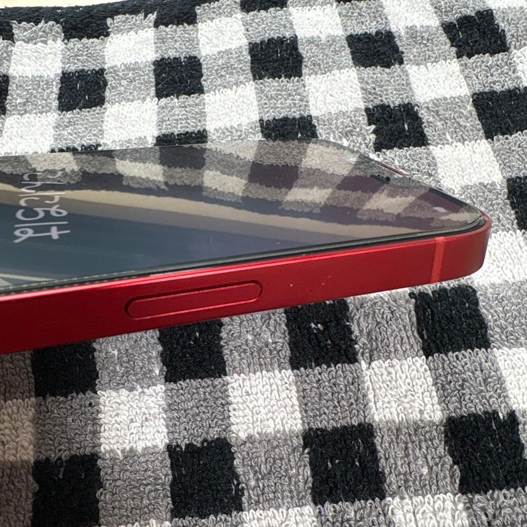 iPhone13 128GB プロダクトレッド CASETIFYケース付き