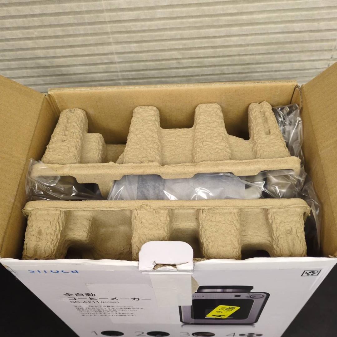☆未使用品　シロカ　全自動コーヒーメーカー　SC-A211　2025年製