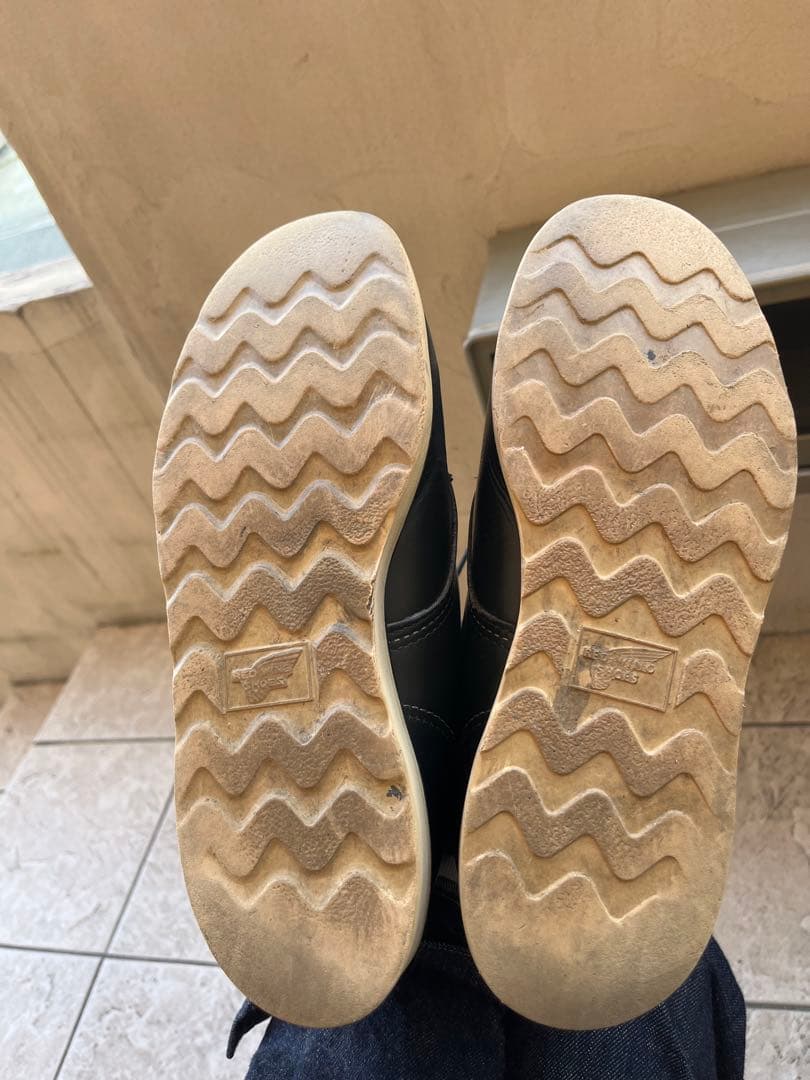 【茶芯/四角犬タグ】RED WING 8179 ブラック 8.5E 26.5cm