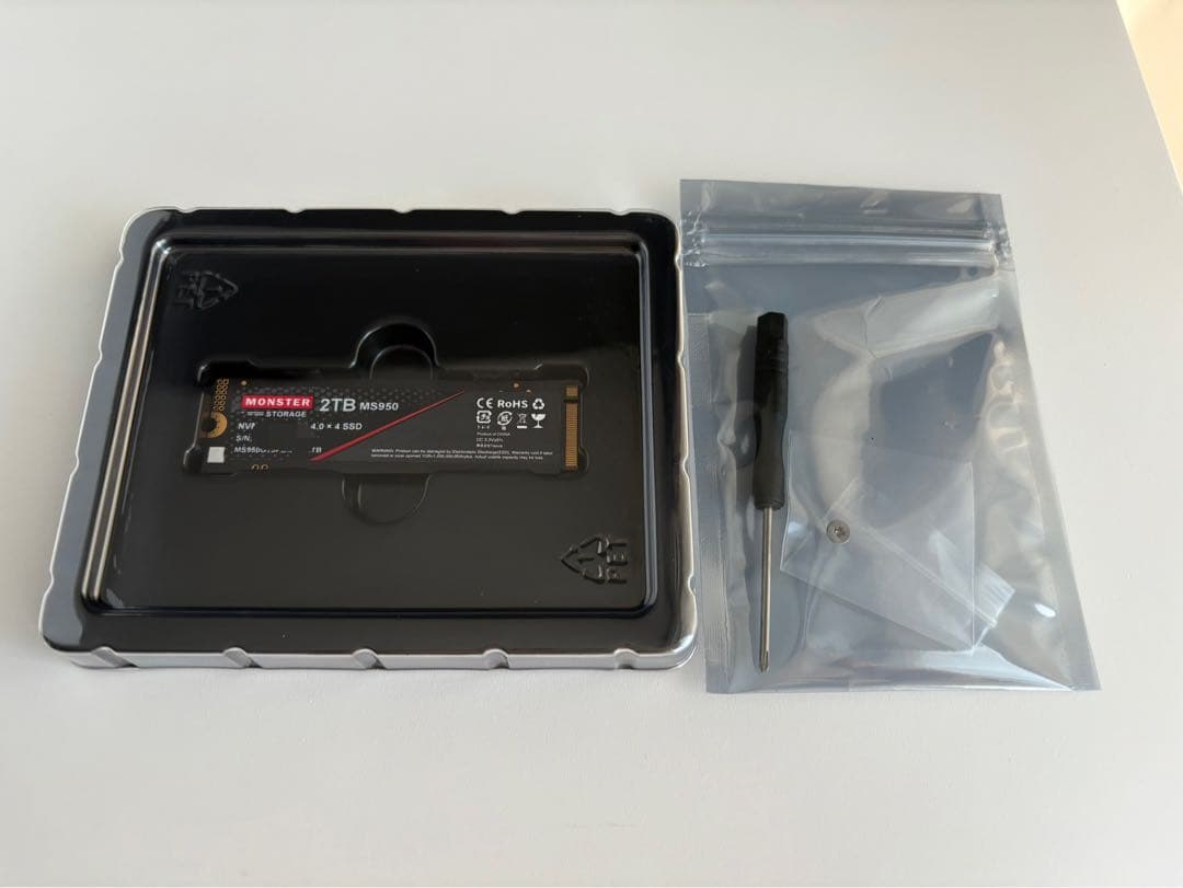 SSD 2TB NVMe PCIe Gen4×4 M.2 Type 2280