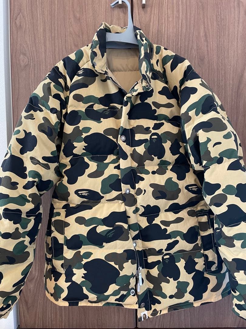 A BATHING APE カモフラ ダウンジャケット 【ジャンク品】