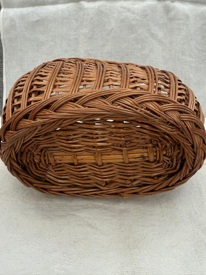 フランス　アンティークパニエ　蚤の市