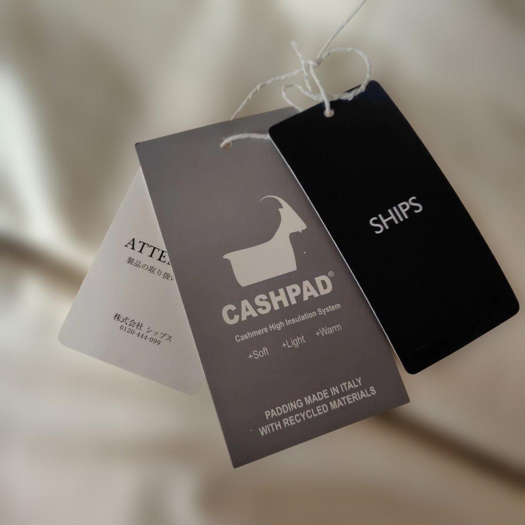 SHIPS ペプラムバルーン中綿ブルゾン