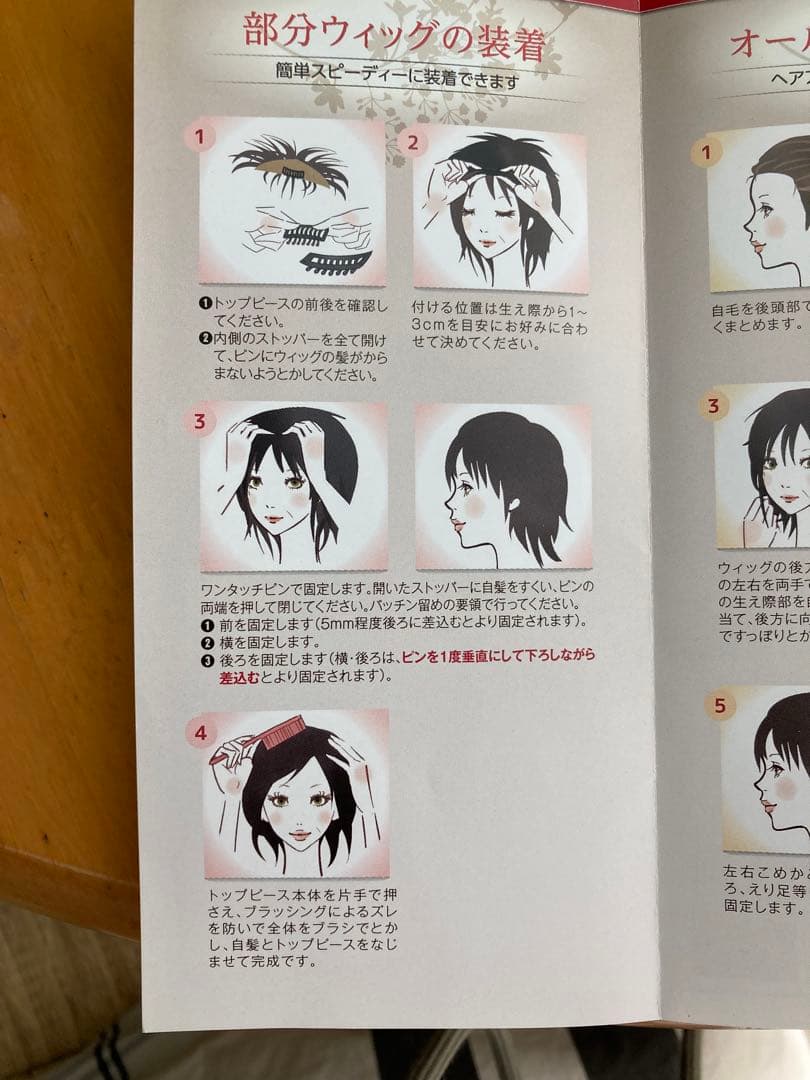 部分ウィッグ［試着のみ］WIG YUKI