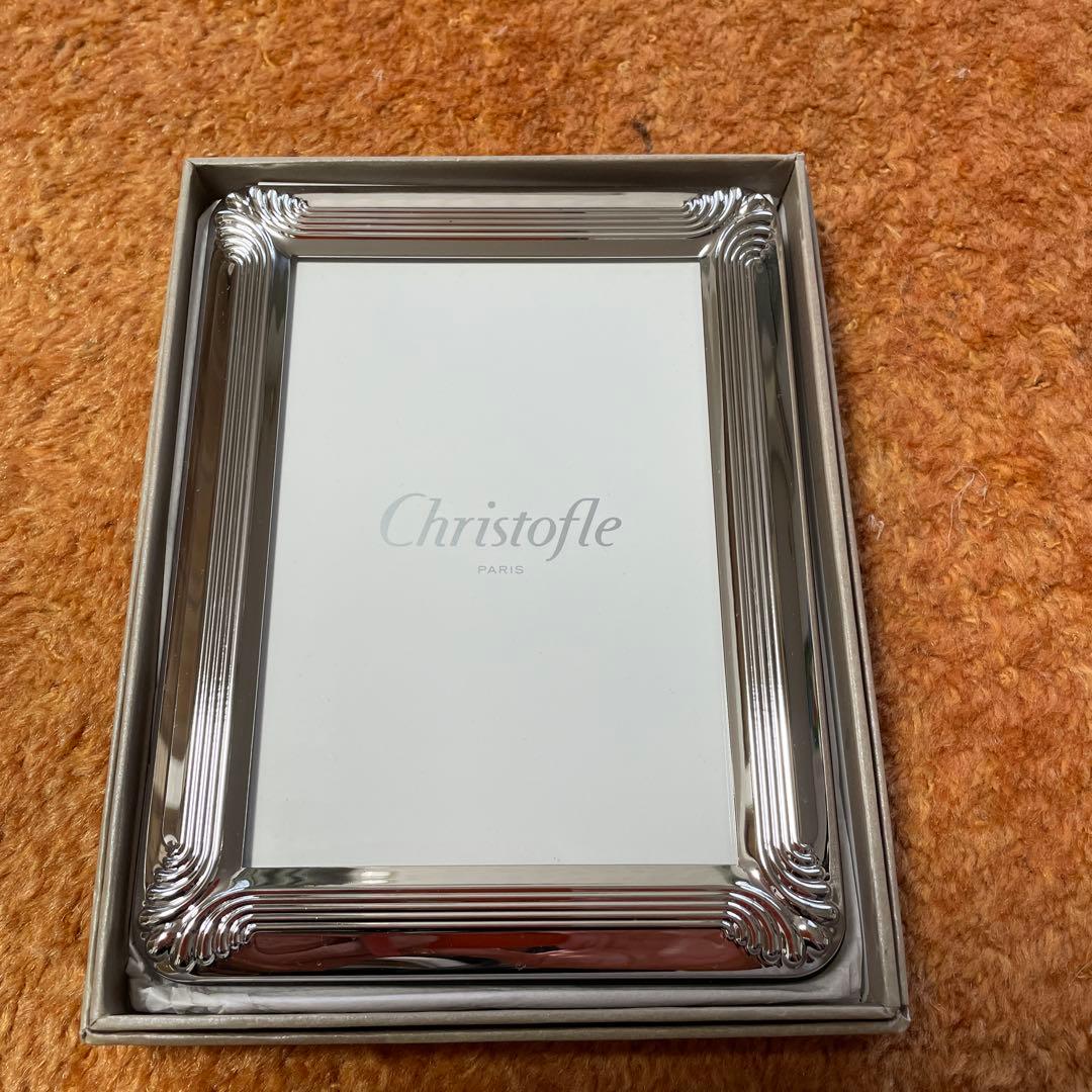 Christofle シルバー フォトフレーム 4x6インチ