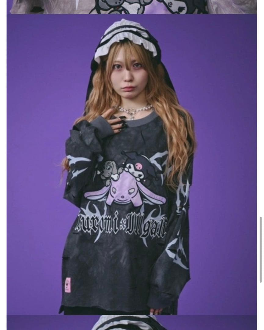 【GALFY*KUROMI】イルガルフィームラ染めロン 売り切れ商品