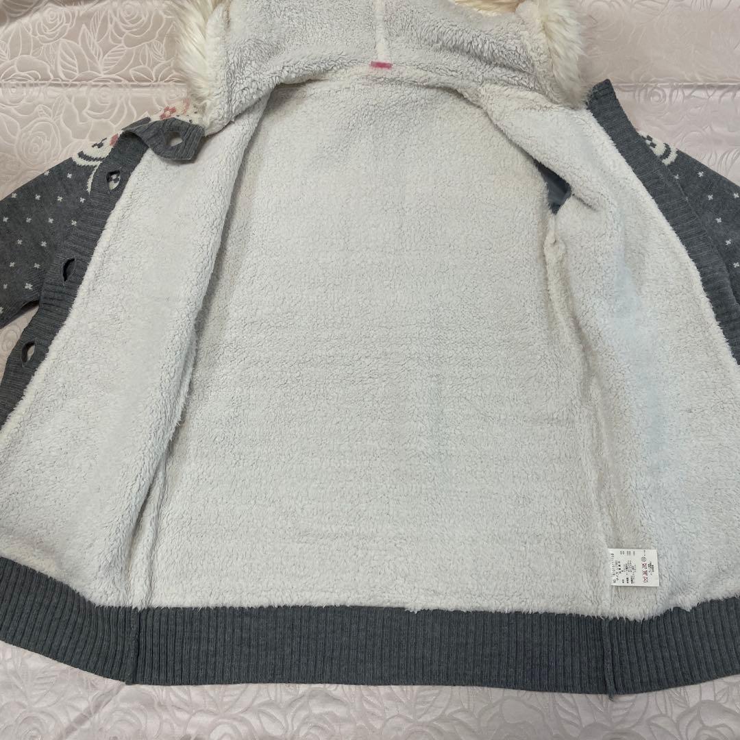 mezzo piano ハート柄セットアウターコートパンツマフラーまとめ売り