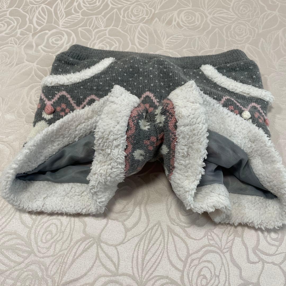 mezzo piano ハート柄セットアウターコートパンツマフラーまとめ売り